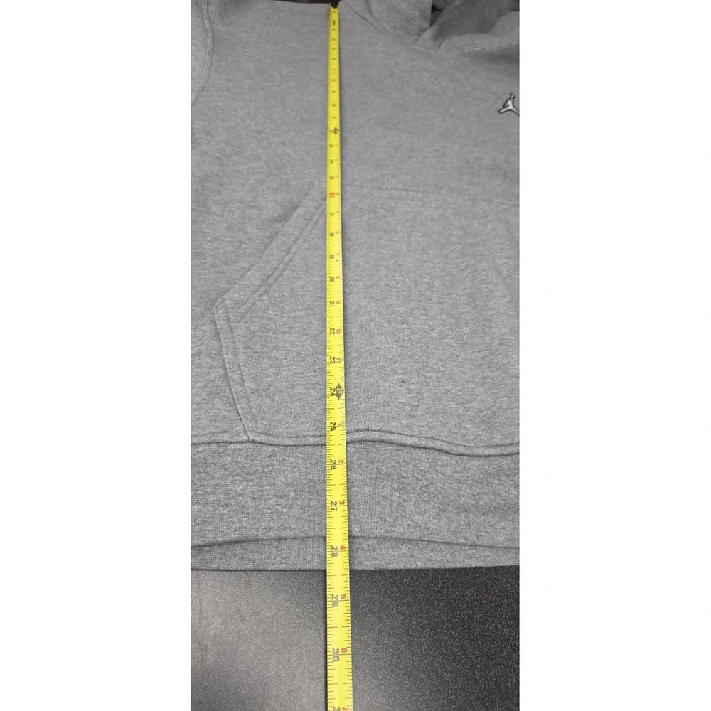 Jordan Essentials Fleece Hoodie Men XXL Carbon Heather Grey‎ Pullover Basketball